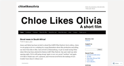 Desktop Screenshot of chloelikesolivia.wordpress.com