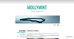 Desktop Screenshot of mollymint.wordpress.com