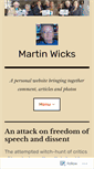 Mobile Screenshot of martinwicks.wordpress.com