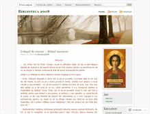 Tablet Screenshot of biblioteca2008.wordpress.com