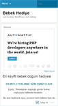 Mobile Screenshot of bebekhediye.wordpress.com