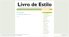 Desktop Screenshot of livrodeestilo.wordpress.com