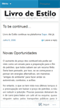 Mobile Screenshot of livrodeestilo.wordpress.com