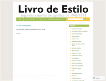 Tablet Screenshot of livrodeestilo.wordpress.com