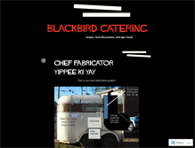 Tablet Screenshot of blackbirdcatering.wordpress.com