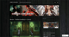 Desktop Screenshot of comicsconqueso.wordpress.com