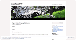 Desktop Screenshot of mumtaaz2009.wordpress.com