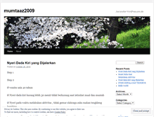 Tablet Screenshot of mumtaaz2009.wordpress.com