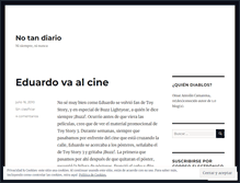 Tablet Screenshot of notandiario.wordpress.com