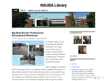 Tablet Screenshot of nsubalibrary.wordpress.com