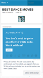 Mobile Screenshot of bestdancemoves.wordpress.com