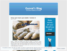 Tablet Screenshot of gusval.wordpress.com