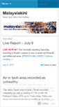 Mobile Screenshot of malaysiakinicom1.wordpress.com