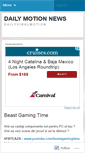 Mobile Screenshot of dailymotionnews.wordpress.com