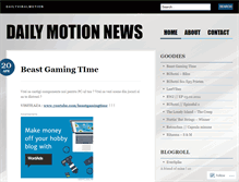 Tablet Screenshot of dailymotionnews.wordpress.com