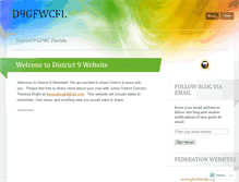 Tablet Screenshot of d9gfwcfl.wordpress.com