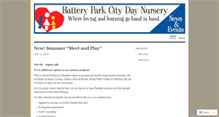 Desktop Screenshot of bpcdaynursery.wordpress.com