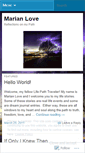 Mobile Screenshot of marianlove1.wordpress.com