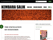 Tablet Screenshot of kembarasalik.wordpress.com