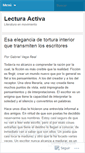 Mobile Screenshot of lecturaactiva.wordpress.com