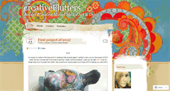 Desktop Screenshot of creativeflutters.wordpress.com