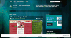 Desktop Screenshot of dofan.wordpress.com