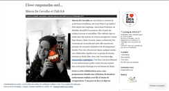 Desktop Screenshot of iloveempanadas.wordpress.com