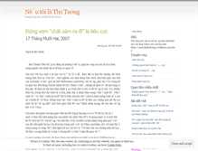 Tablet Screenshot of neutoilathutuong.wordpress.com