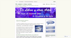 Desktop Screenshot of delibrosyotrasartes.wordpress.com