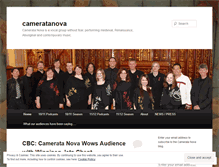 Tablet Screenshot of cameratanova.wordpress.com