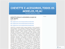 Tablet Screenshot of chevette1.wordpress.com