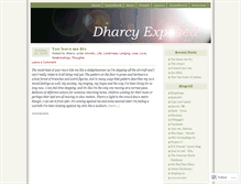 Tablet Screenshot of dharcy.wordpress.com