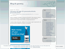 Tablet Screenshot of garatu5.wordpress.com