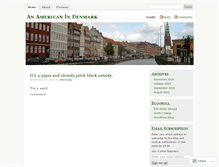 Tablet Screenshot of anamericanindenmark.wordpress.com