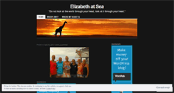 Desktop Screenshot of elizabethtravelstheworld.wordpress.com
