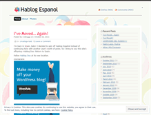 Tablet Screenshot of hablogespanol.wordpress.com