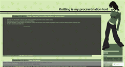 Desktop Screenshot of knittinfiasco.wordpress.com