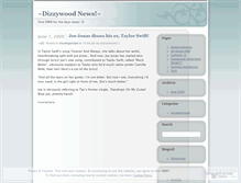Tablet Screenshot of dizzywood411.wordpress.com