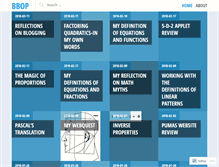 Tablet Screenshot of bbower.wordpress.com