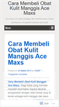 Mobile Screenshot of kulitmanggisekstrakdaunsirsak.wordpress.com
