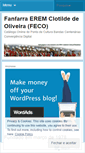 Mobile Screenshot of fanfarraclotildedeoliveira.wordpress.com