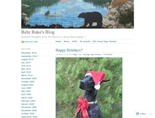 Tablet Screenshot of behrrake.wordpress.com