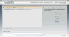 Desktop Screenshot of infertilitatea.wordpress.com