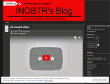 Tablet Screenshot of inobtr.wordpress.com