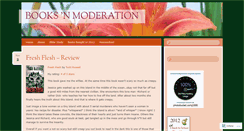 Desktop Screenshot of booksnmoderation.wordpress.com