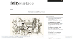 Desktop Screenshot of feltysurface.wordpress.com