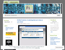 Tablet Screenshot of pressf14help.wordpress.com