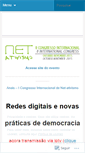 Mobile Screenshot of netativismo.wordpress.com