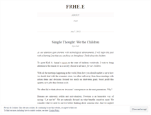 Tablet Screenshot of frhee.wordpress.com