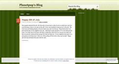 Desktop Screenshot of planetpup.wordpress.com